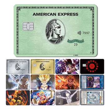 سوبر كول لعبة دراغون بول الكرتون أنيمي رقاقة صغيرة بطاقة الائتمان ملصق غطاء فيلم الجلد جودة عالية