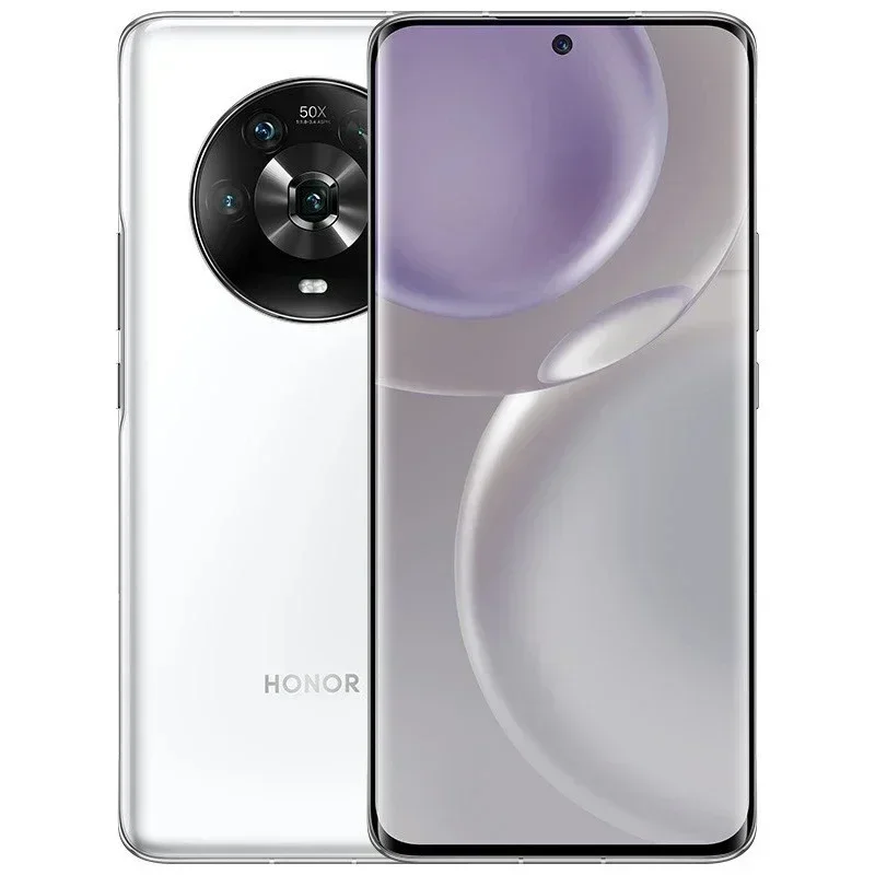 HONOR Magic 4 Snapdragon8 Gen1 6.81 بوصة 430ppi 120 هرتز شاشة 4800 مللي أمبير 50 ميجابكسل عدسة زاوية واسعة للغاية هاتف مستعمل أصلي