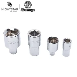 4pcs Ratchet Socket Adapter Reducer Converter Set Tool Kit 1/4