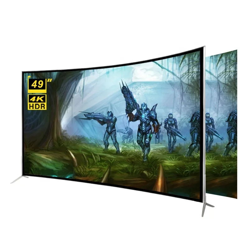 

Advanced Customization STLF ZJW 49 Inch Curved Smart TV Big Screen 4K Ultra HD LED Television for Sale