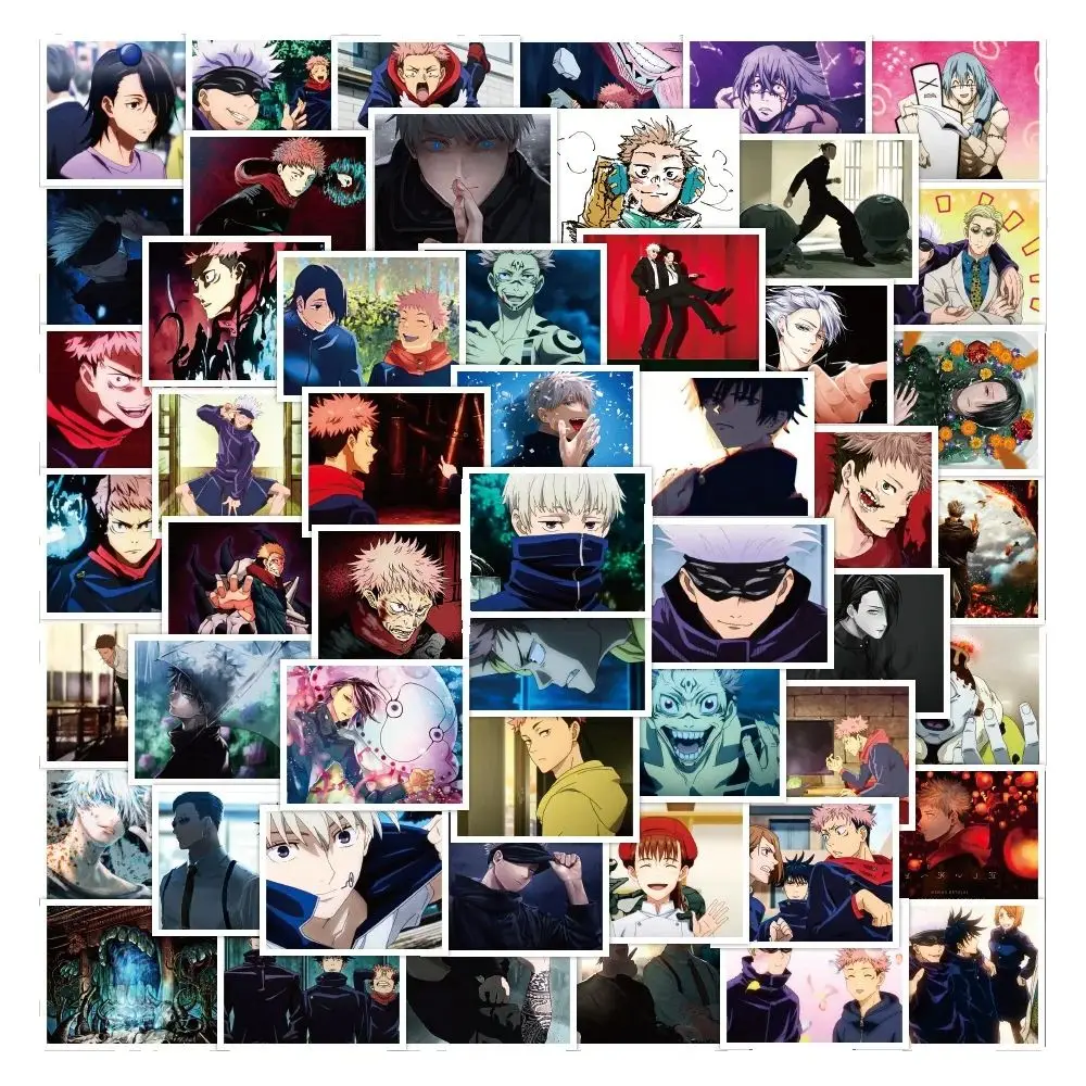 50PCS spell return to war anime personalized decorative doodle waterproof sticker skateboard cup