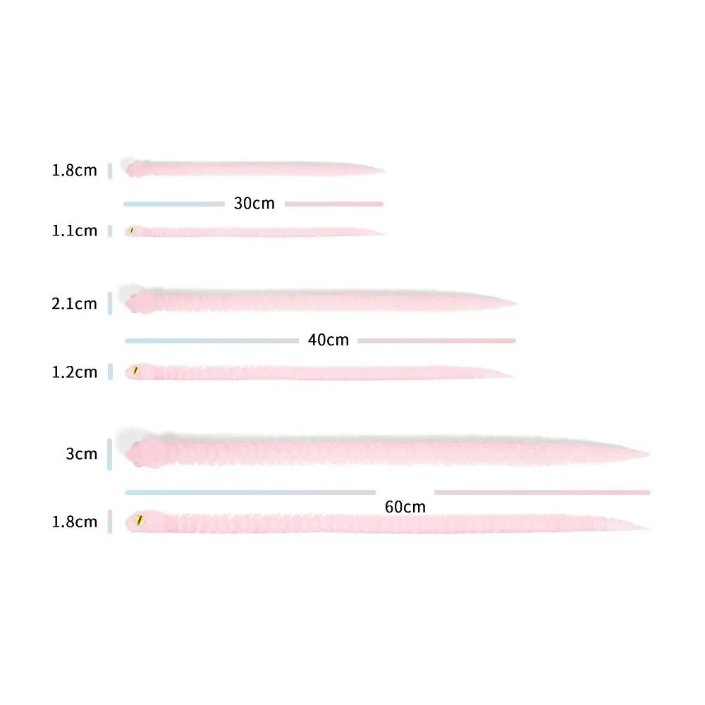 واقعية ثلاثية الأبعاد مطبوعة ثعبان لعبة 30/45/60 سنتيمتر تدوير مقلد ثعبان حلية محاكاة ديكور المنزل محاكاة ثعبان نموذج #6
