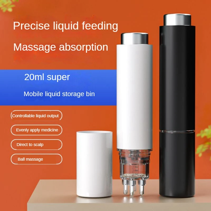 Scalpapplicator Comb Rolling Ball Applicator Scalp Massaging Serum Applicator Hair Serum Applicator For Various Liquid Durable