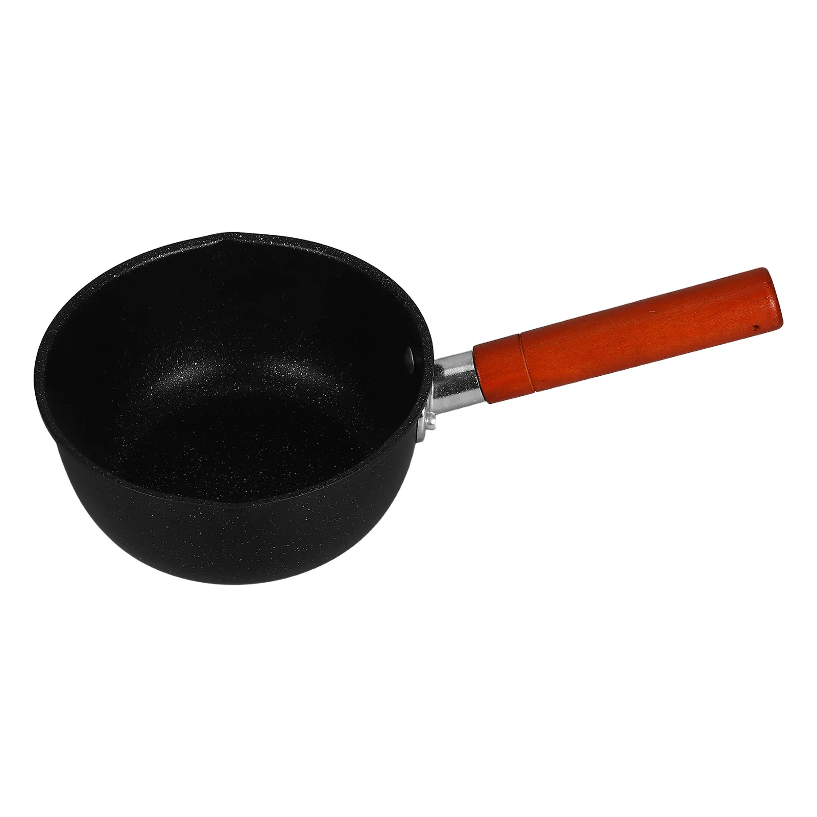 

Japanese Style Non-Stick Saucepan Milk Pot Multi-Functional Cooking Pan Comfortable Handle Easy Clean Stockpot Small Kitchen Pot