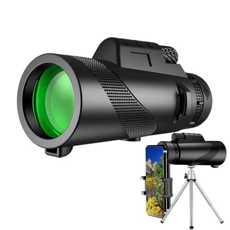 Outdoor Travel Binoculars Outdoor Binoculars 80*100HD Monocular HD Zoom High Power Binoculars