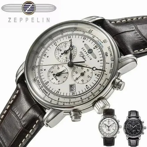 Zeppelin reloj conmemorativo para hombre, reloj Retro de negocios, ocio, moda