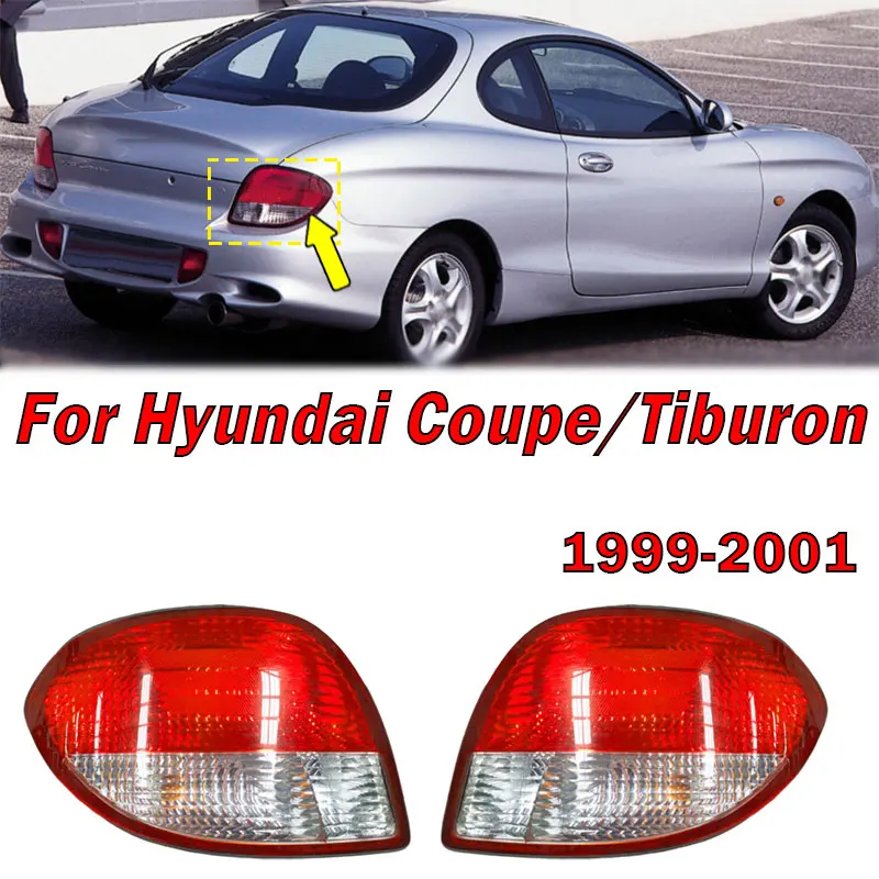 

Автомобильные аксессуары для Hyundai Coupe/Tiburon 1997 1998 1999 2000 2001, задний фонарь, сигнальная лампа дальнего света, задний фонарь в сборе