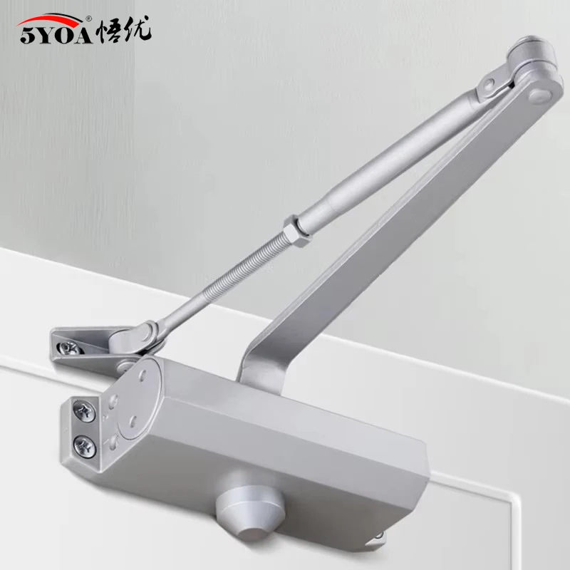 5YOA باب أقرب عازلة هيدروليكية أوتوماتيكية 25 كجم إلى 80 كجم سدادة سرعة قابلة للتعديل معدات إغلاق كتم الصوت الناعمة