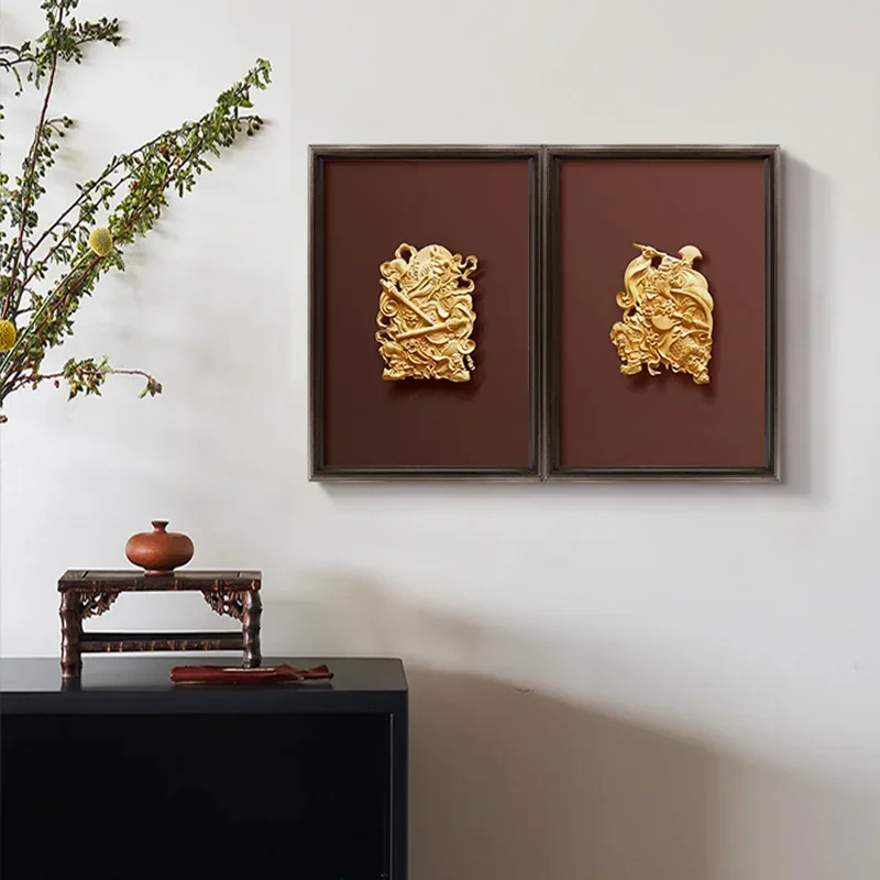Medieval style meter box decorative painting,advanced sensor switch distribution box occlusion painting