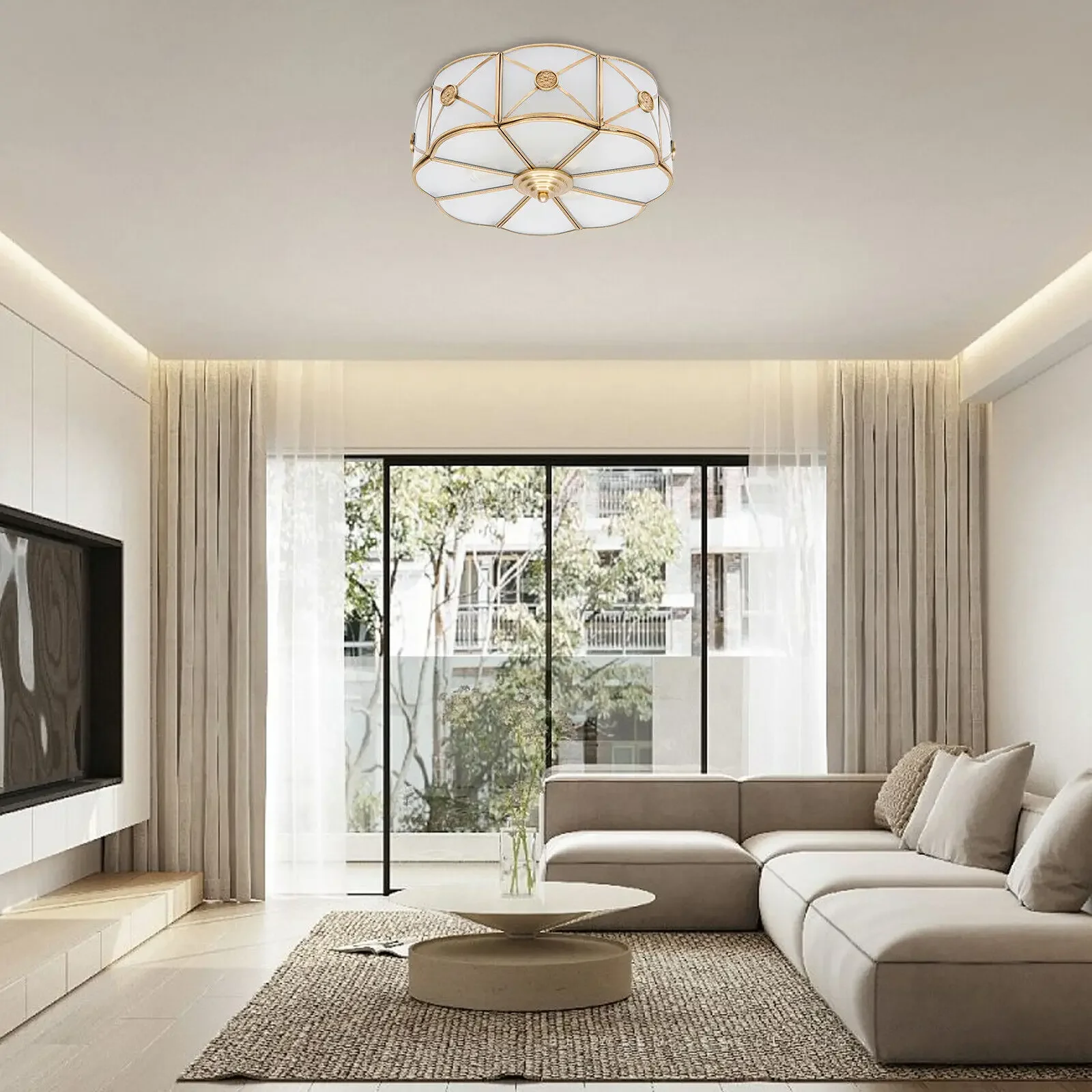 Modern Floral LED Ceiling Pendant Light - Crystal Chandelier Fixture for Dining Room Decor
