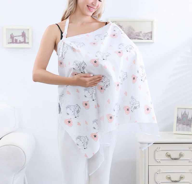 Cotton Outing protective scarves to prevent light from Breastfeeding clothes draped over the shoulder breathable outer cover P9