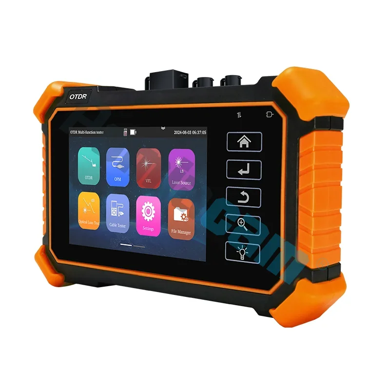 MOT-30 OTDR Tester,Dual Wavelength 1310/1550nm,26/24dB,4'' IPS Touch Screen, Visual fault locator, Optical power meter, UTP Test