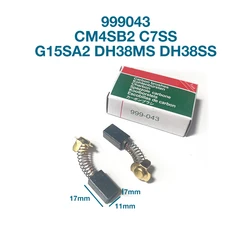 999043 Carbon Brushes for Hitachi CM4SB2 C7SS G15SA2 DH38MS DH38SS Power Tools Replacement Accessories