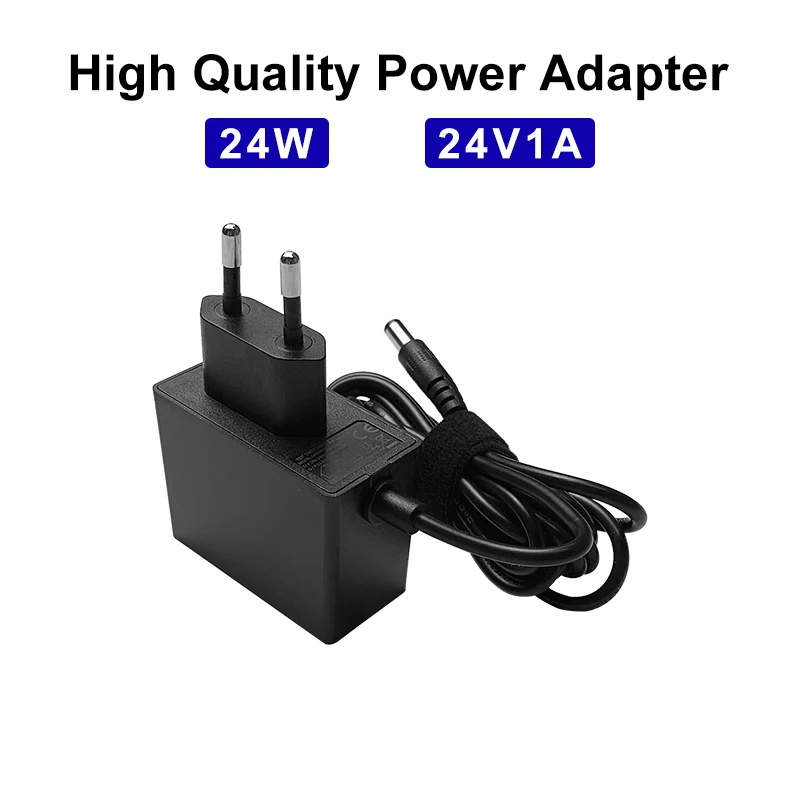 24V 1A AC Adapter Power Supply 24Volts 1A 24W Converter Transformer Switching Power Supply For LED Strip Light CCTV Camera