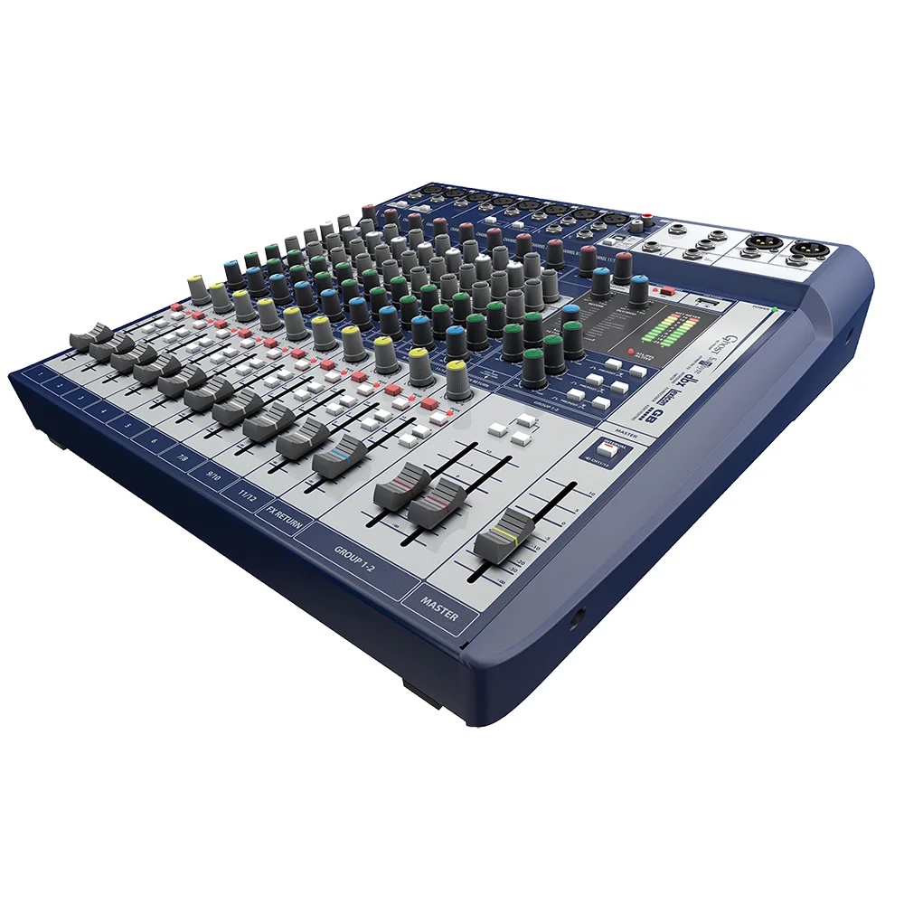 Signature Professional 12 Channel Audio sound Mixer Mixing console interface for Stage DJ Singing