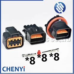 8 Pin male or female Automotive Waterproof connector Car Headlight wire harness plug Socket PB625-08027 PB621-08020 GL121-08025