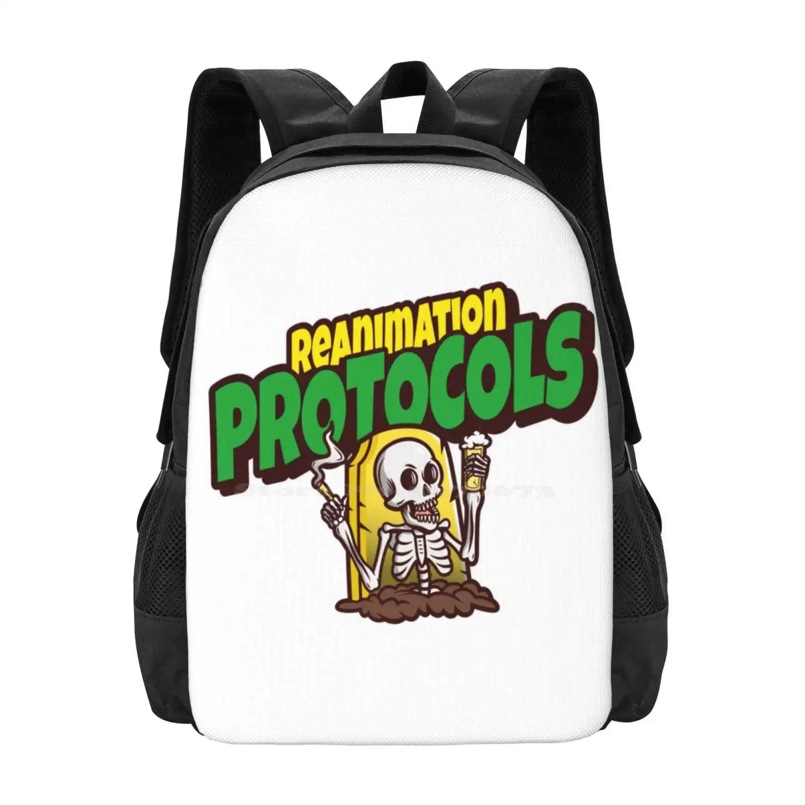 Necrons Reanimation Protocols Hot Sale Schoolbag Backpack Fashion Bags Reanimation Protocols Tabletop Rpg Trpg Factions Adeptus