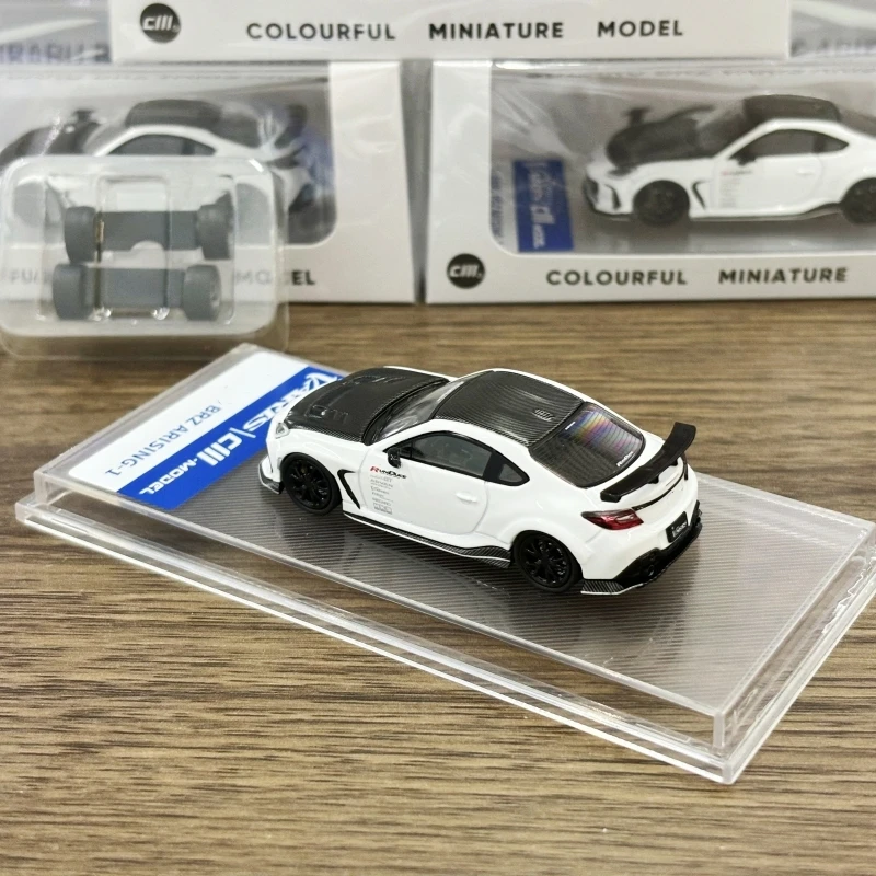 Newly Stocks CM Model 1:64 Varis BRZ White Color Diecast In 2024