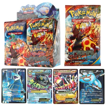 360 pièces version anglaise Pokémon TCG XY-Primal Clash Booster boîte Pokemon carte commerciale 36 Pack boîte