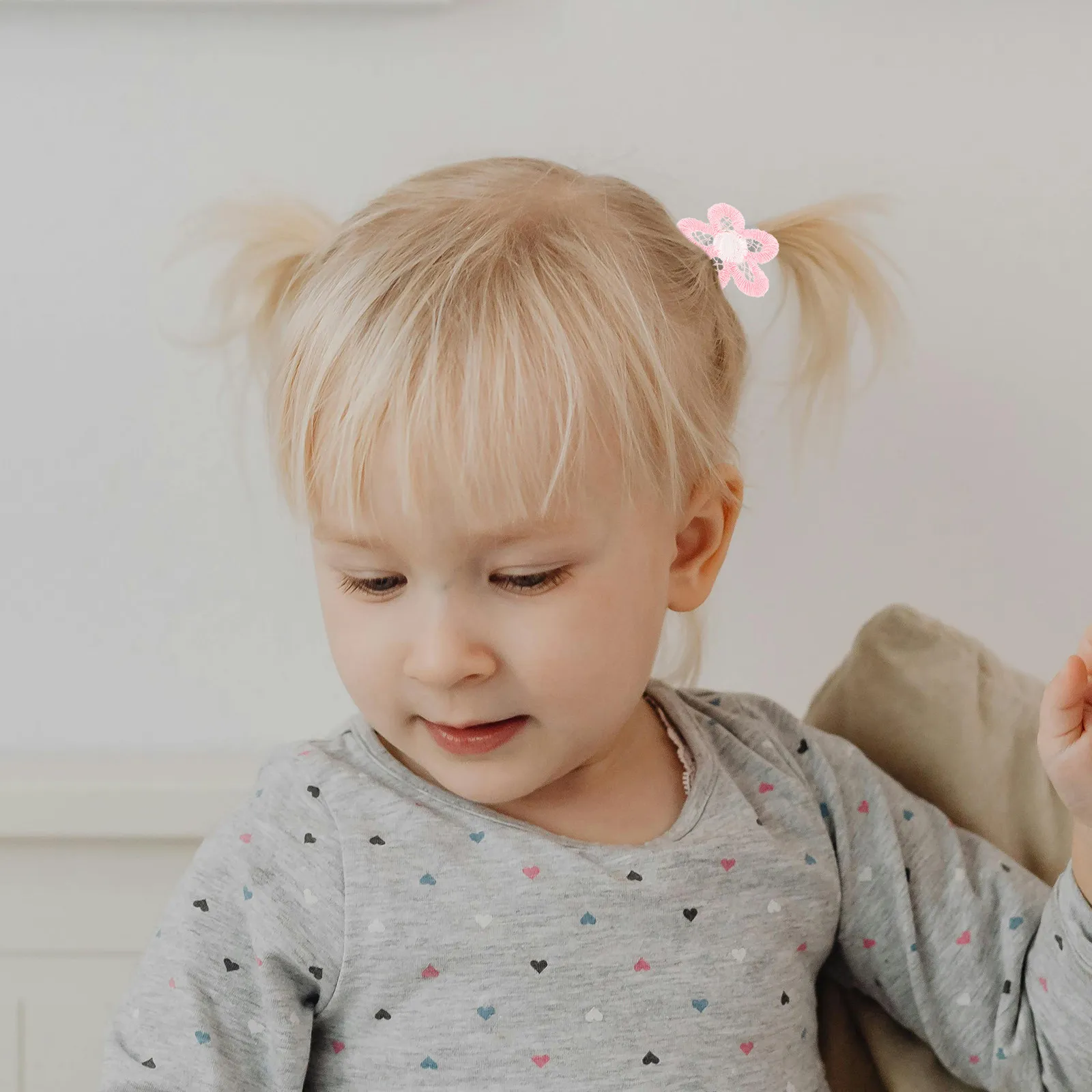 

30 шт. детских резинок для волос с цветочным узором, разноцветные, для девочек, мягкие держатели для хвостиков, аксессуары для волос для детей, для тонких и густых волос