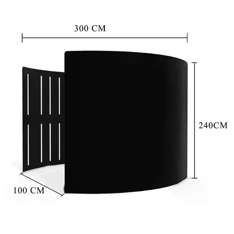 360 Photo Booth with Light Emitting Diode and Logo Aluminum 8 * 10ft 360 Photo Booth Background