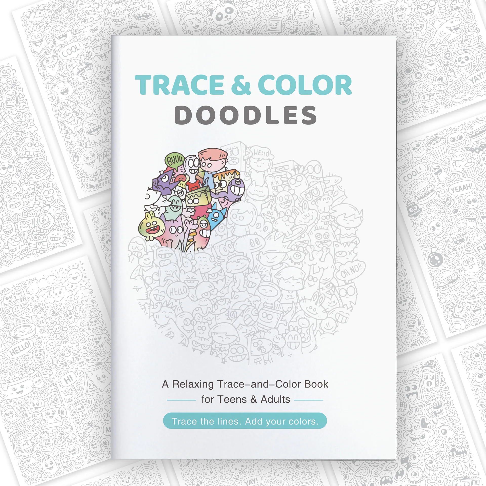 Un livre de traçage et de coloriage relaxant pour adolescents et adultes |   Pages à tracer et à colorier pour soulager le stress, l'anxiété et favoriser la pleine conscience