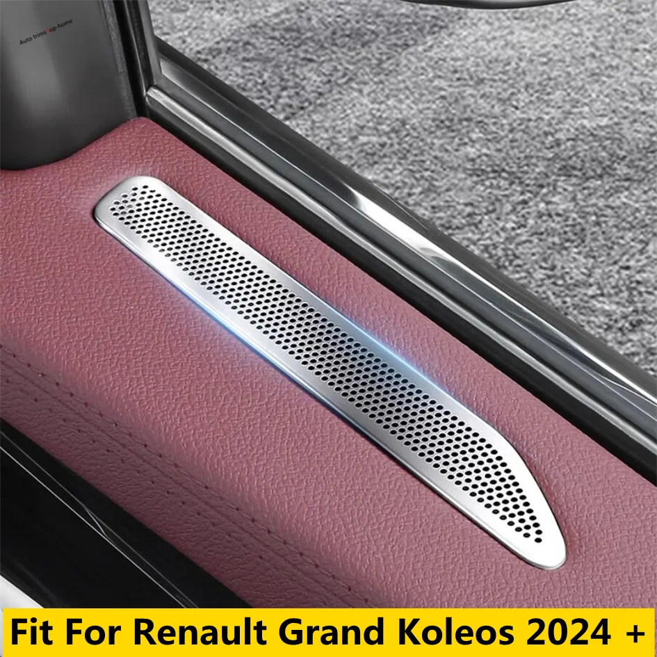 

For Renault Grand Koleos 2024 2025 Front Door AC Air Outlet Vent Cover Duct Net Exhaust Dustproof Stainless Steel Accessories