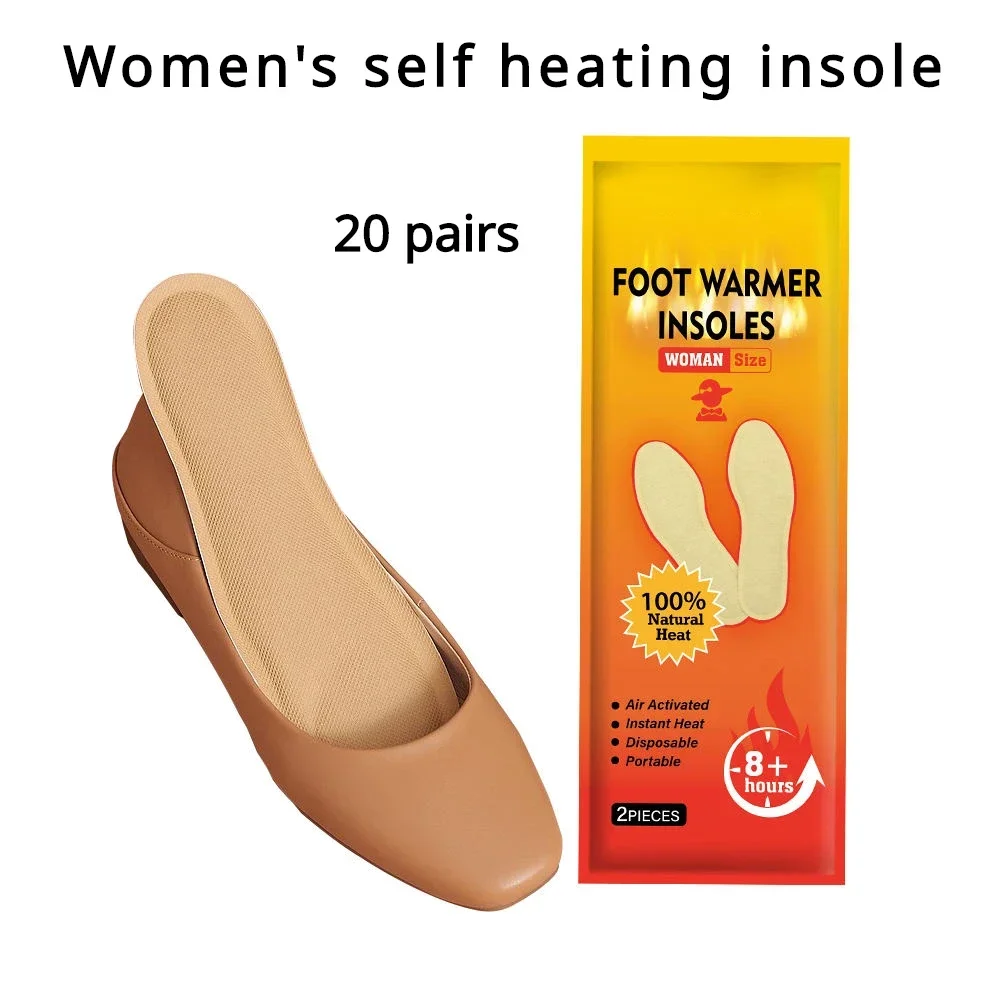 

Heated Foot Insoles Air-activated Self Heating Pads for Man&Women Comfortable Soft Thermal Thicken Sports Shoes Pads Foot Warmer