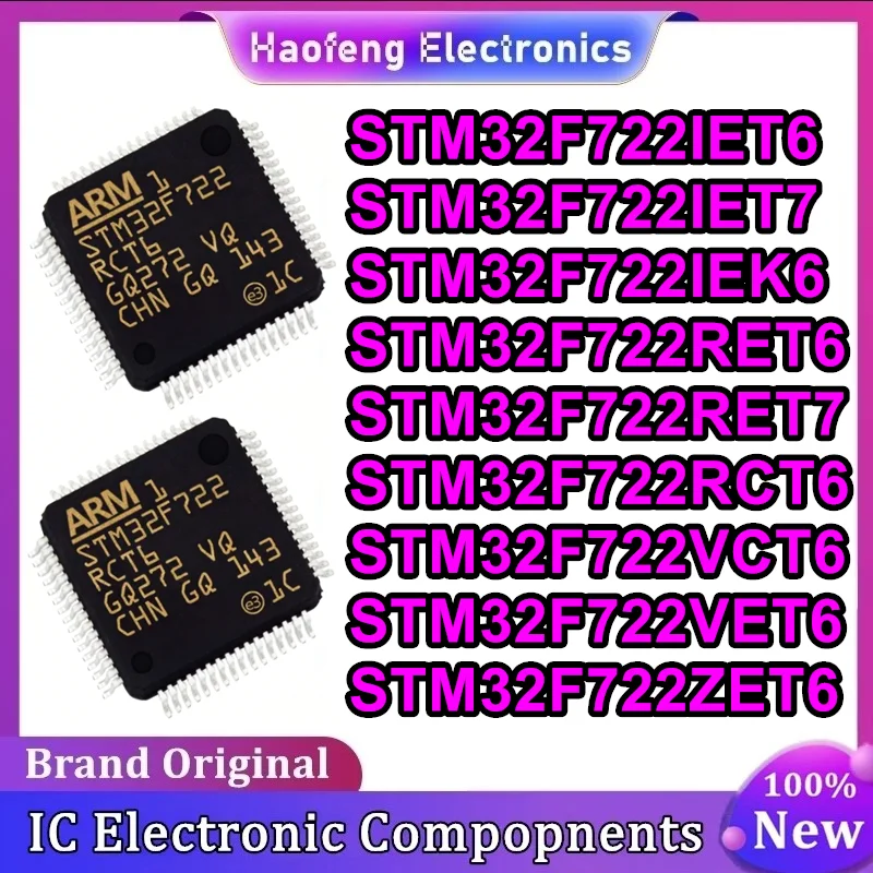 

STM32F722IET6 STM32F722IET7 STM32F722IEK6 STM32F722RET6 STM32F722RET7 STM32F722RCT6 STM32F722VCT6 STM32F722VET6 STM32F722ZET6 IC
