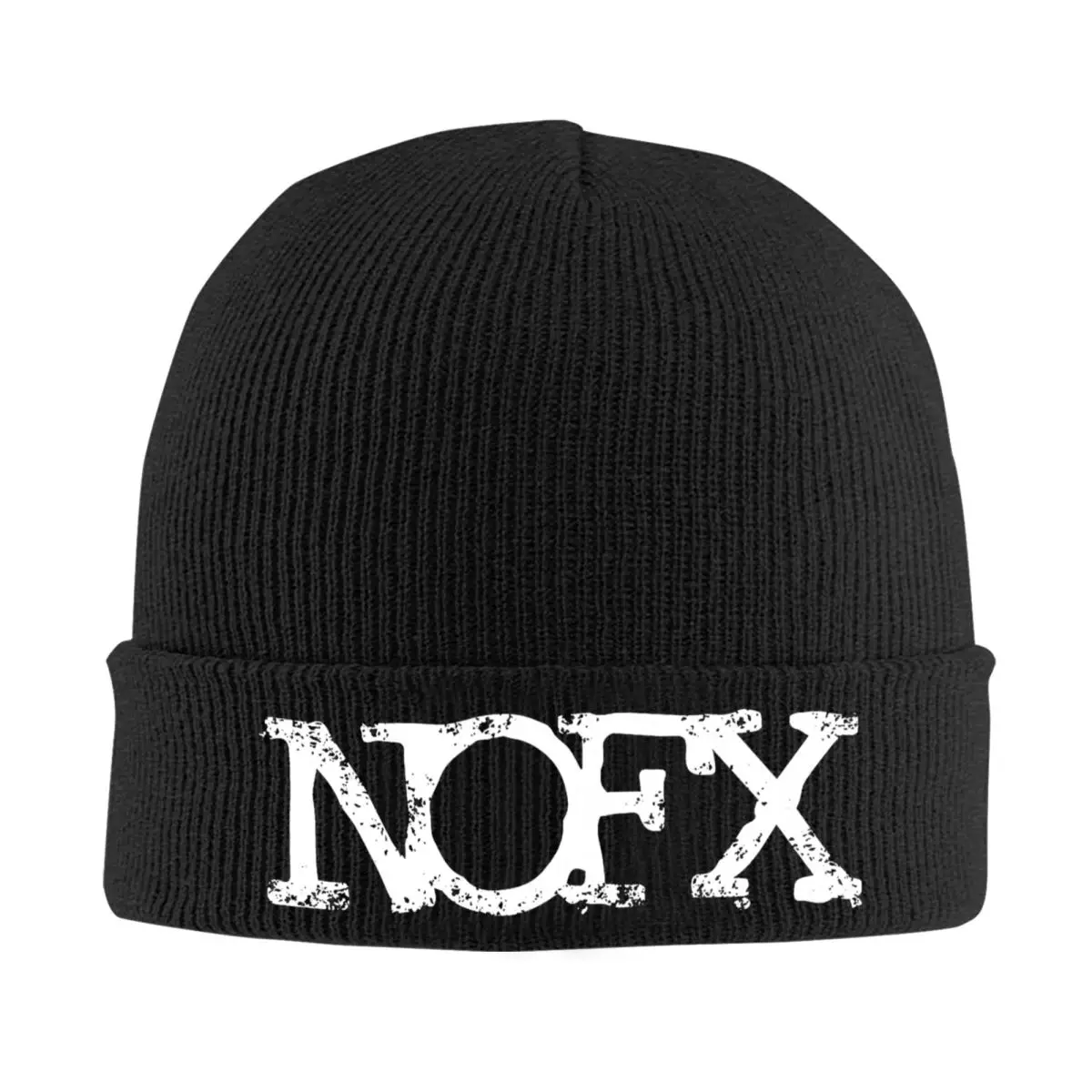 Nofx Punkband Logo Gebreide Caps Heren Muts Herfst Wintermutsen Acryl Heavy Metal Muziek Hiphop Cap