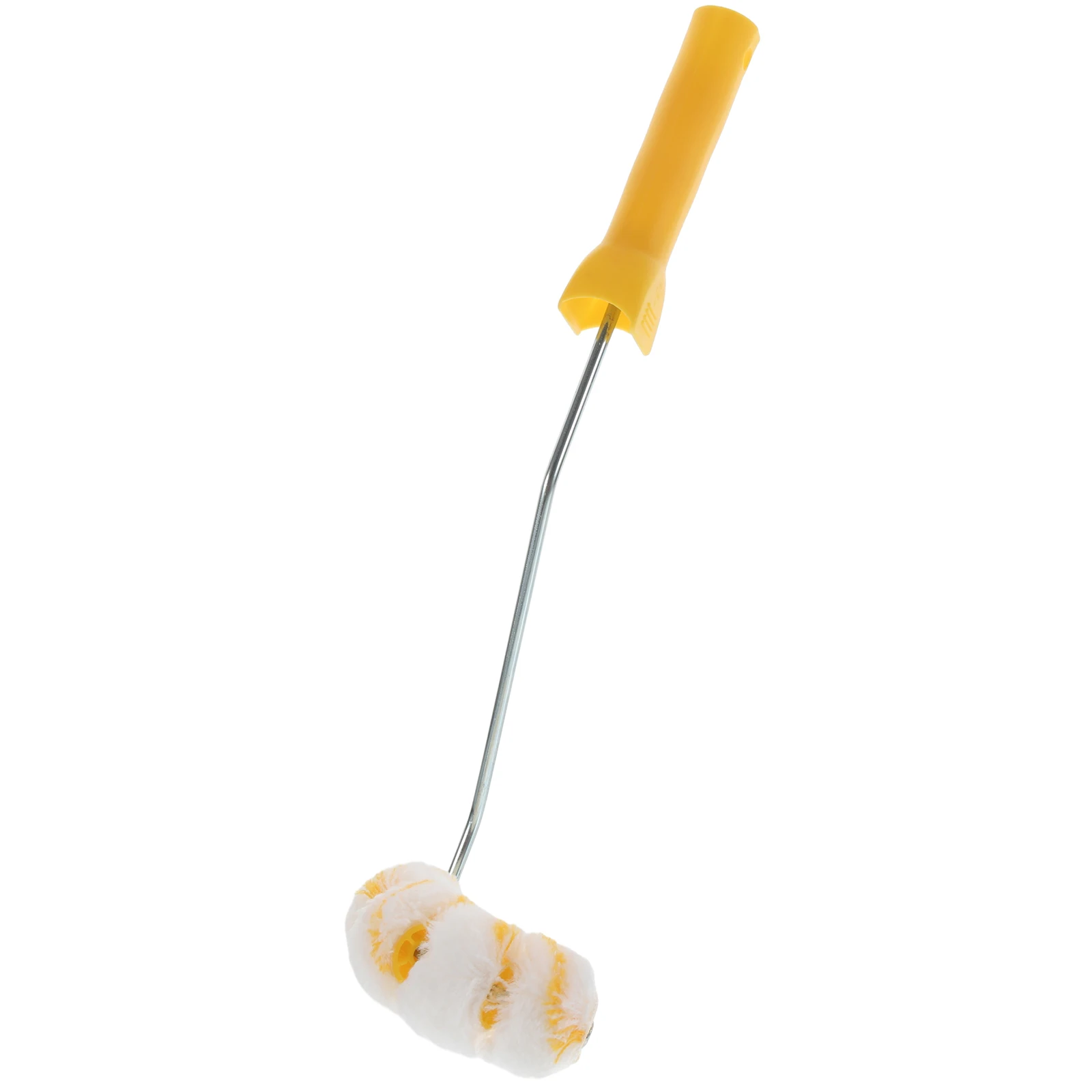 

4 Wheels Arc Roller Brush Durable Lightweight Handle Curved Painting Tools Tube Foam Rollers Plastic Firefighting