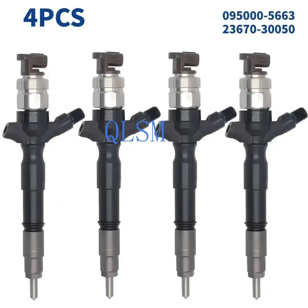 

High Quality Injector Nozzle 4X 095000-5663 23670-30050 Diesel Fuel Injector