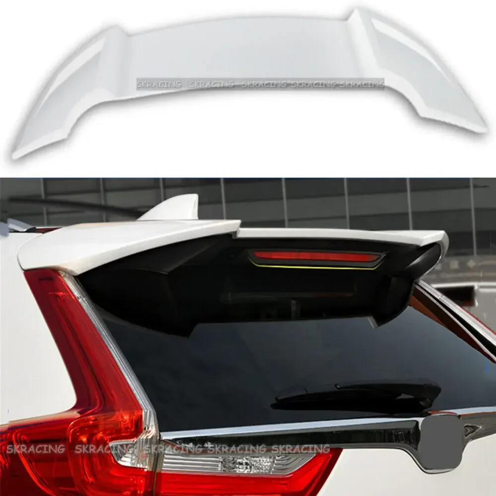 Hot Sale Rear Roof Spoiler Wing Fit For 2017-22 Honda CRV CR-V SUV Pearl White Spoilers Wings Bodykit Car Exterior Accessories