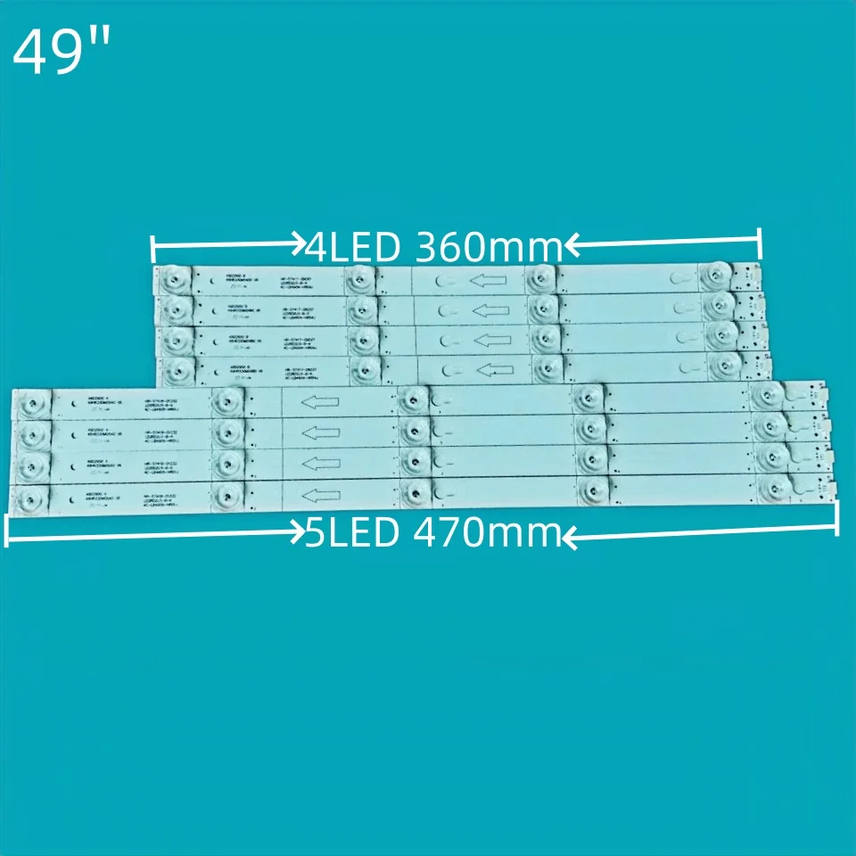 

Светодиодная панель для DS-4C-LB4905-YM01 49HR300M05B0 49HR300M05A0 49UC6306 49UC6316 49UC6326 49UC6406 49UC6416 49UC6426 L49P1A-F L49P2-UD