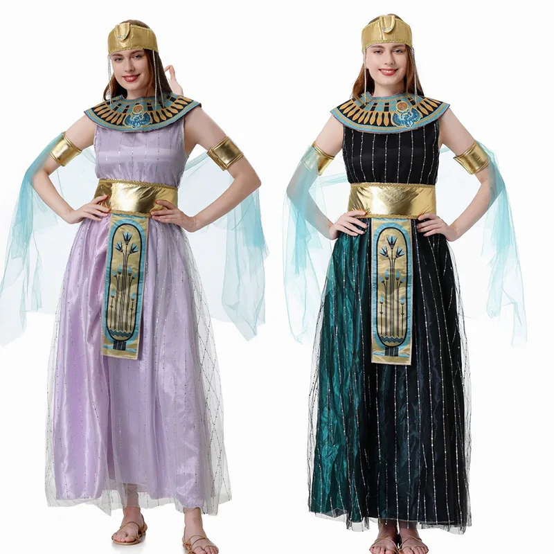 

Halloween New Style Cleopatra Greek Goddess Dress Cosplay Indian Ancient Greek Role-playing Costume