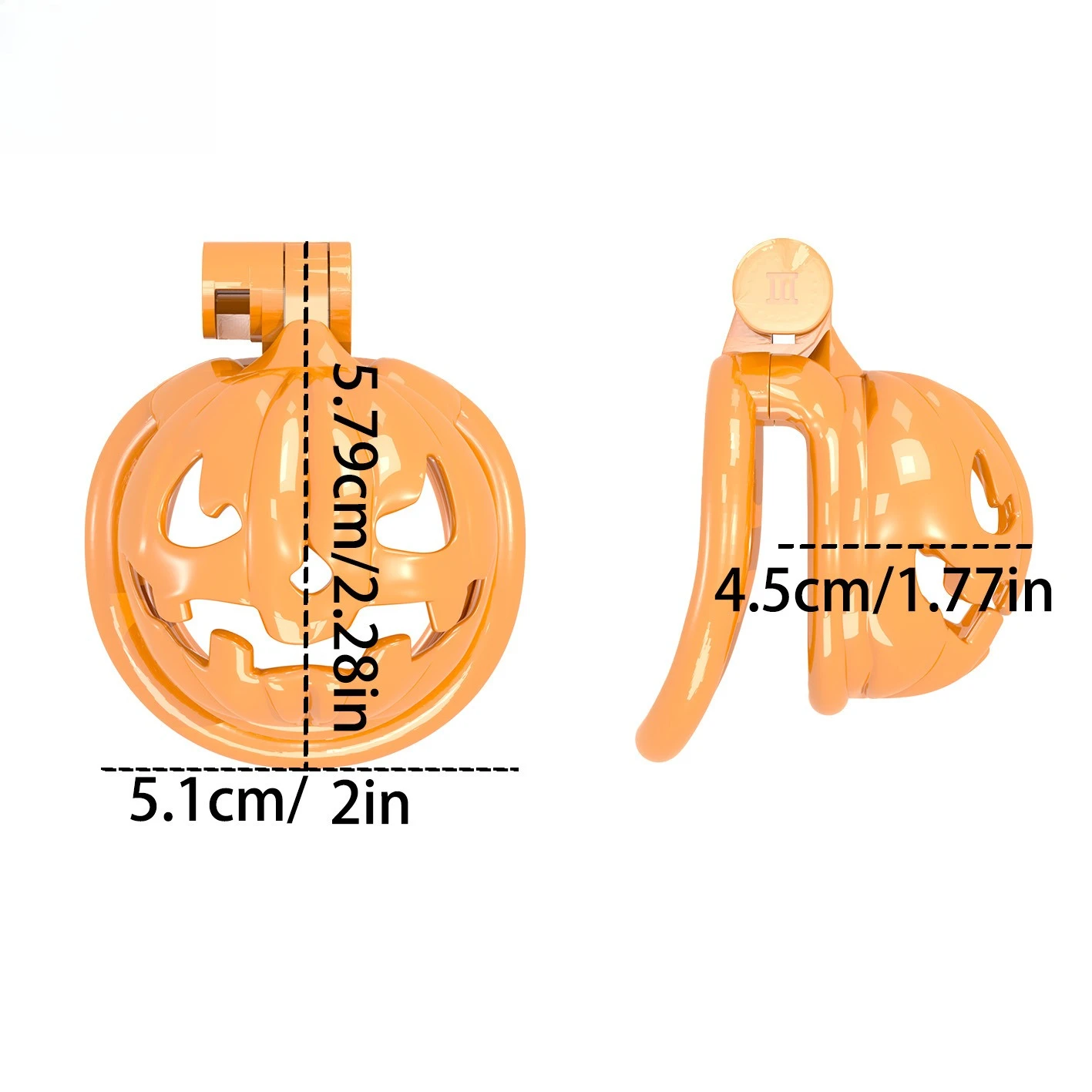 هدية الهالوين: قفص العفة للذكور، قفص الامتناع عن ممارسة التناول، قفص القضيب، جهاز العفة الإحليل، ألعاب جنسية بقفل Sm Cb للرجال 18+ #6
