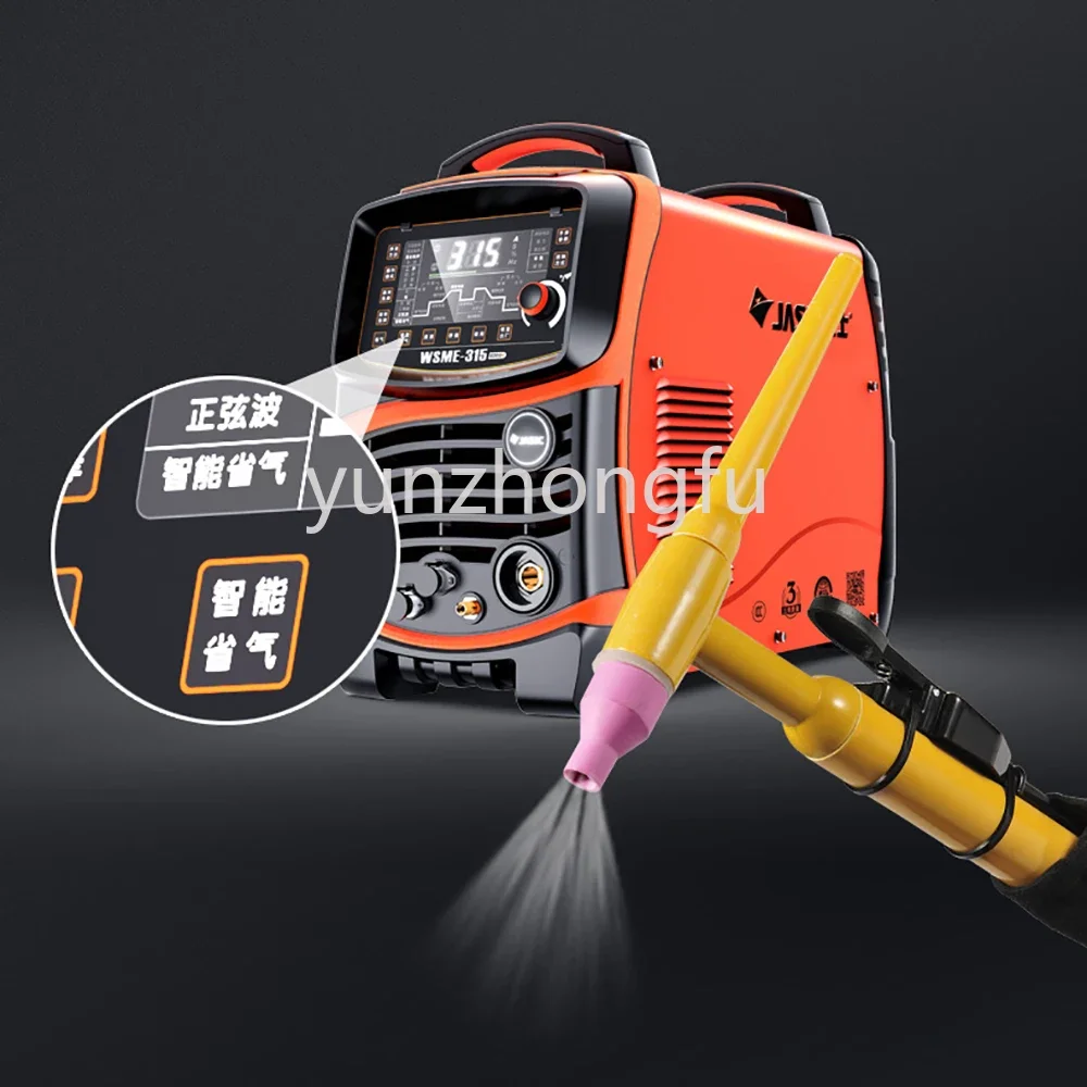 JASIC AC380V raffreddamento ad acqua WSME-315 TIG-315P IGBT Inverter digitale AC DC Pulse Argon Arc saldatrice completamente automatica saldatrice