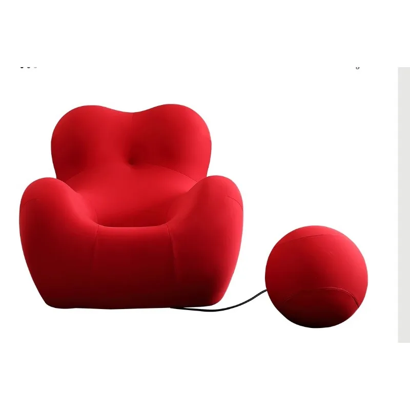 

Mom arms sofa chair, single leisure chair designer living room creative Internet celebrity lazy chair