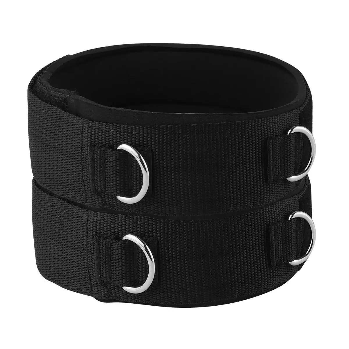 1 زوج حزام الفخذ النيوبرين مبطن اللياقة البدنية الساقين الكفة قابل للتعديل تدريب القوة اكسسوارات سرعة ممارسة لتايكوندو القدم #1