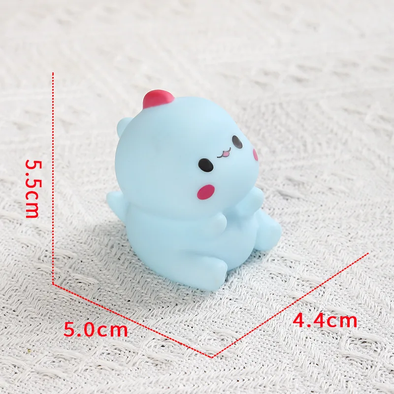 ZK20 Baby Cute Animals Bath Toy Swimming Water Toys Soft Rubber Float Squeeze Sound Kids Wash Play Funny Squeaky Bathing Gift