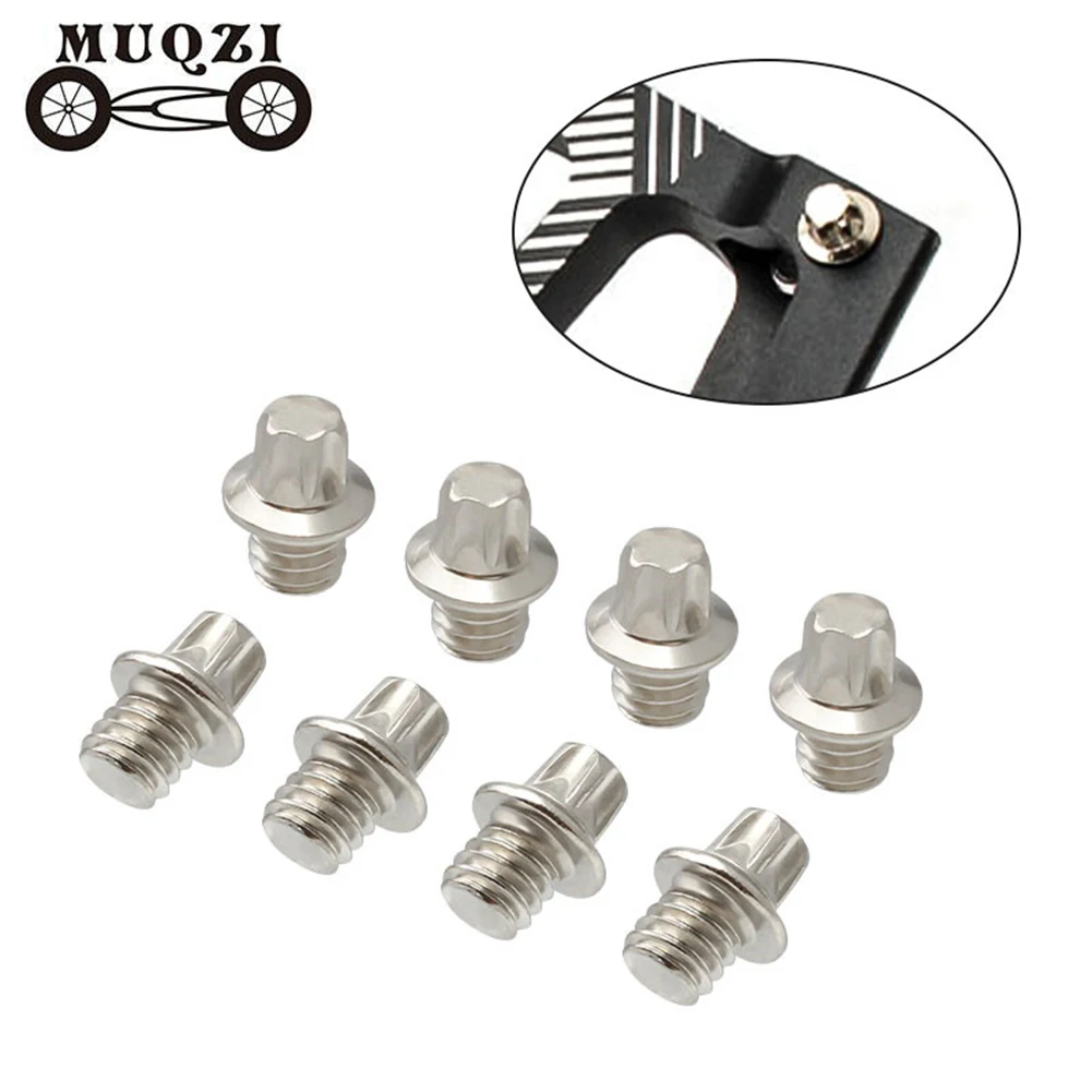 

50pcs Mountain Bike Bicycle Pedal Bolts Screw Fixed Stud Gear Bicycle Anti-Skid Pedal Screws with Offset Spanner