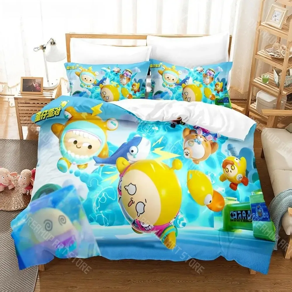 3D Printed Eggy Party Game Bedding Set for Boys Girls Duvet Cover Pillowcase Included Twin Queen King Full Single Double Sizes