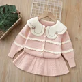 pink skirt set