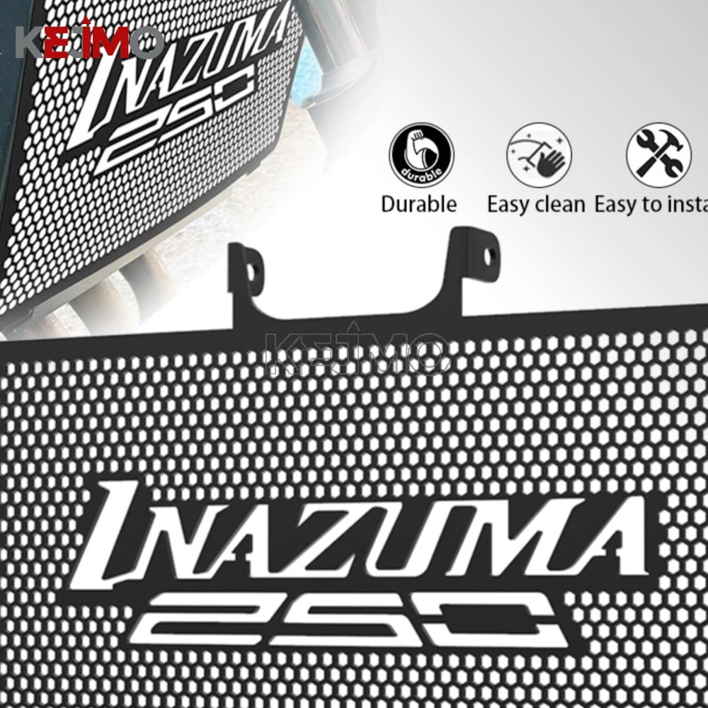 

Inazuma 250 GW250 GSR250 GSR GW 250 2013-2017 2016 2015 14 Motorcycle Aluminum Radiator Grille Guard Protector Cover For Suzuki