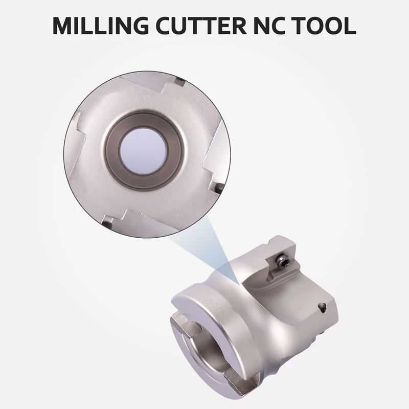 

MT2 M10&50Mm Face End Mill Cutter+10 Pcs APMT1604 Carbide Insert Wrench CNC-B51B