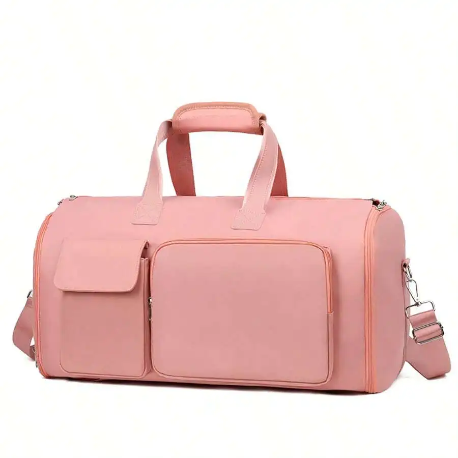 Large Capacity Travel Luggage Duffel Bag, Duffle Bag, Fashion Garment Bag, Multi-Function Clothing Storage Bag, Portable, Lightw