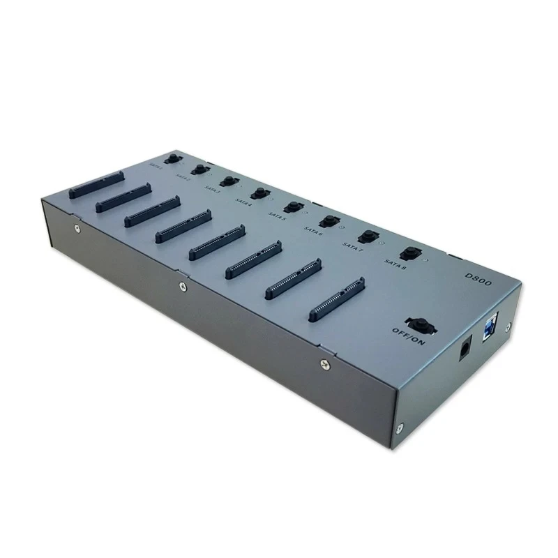 For Liancun 8-Port SATA SSD Tester, Mass Production Tool Jig with ASM1153E Chip