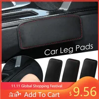 Car Knee Pad Leg Thigh Pillow- Cushion Memory Foam Suede Leather Knee Pad- Door Central Control/door Armrest Seat Accessories