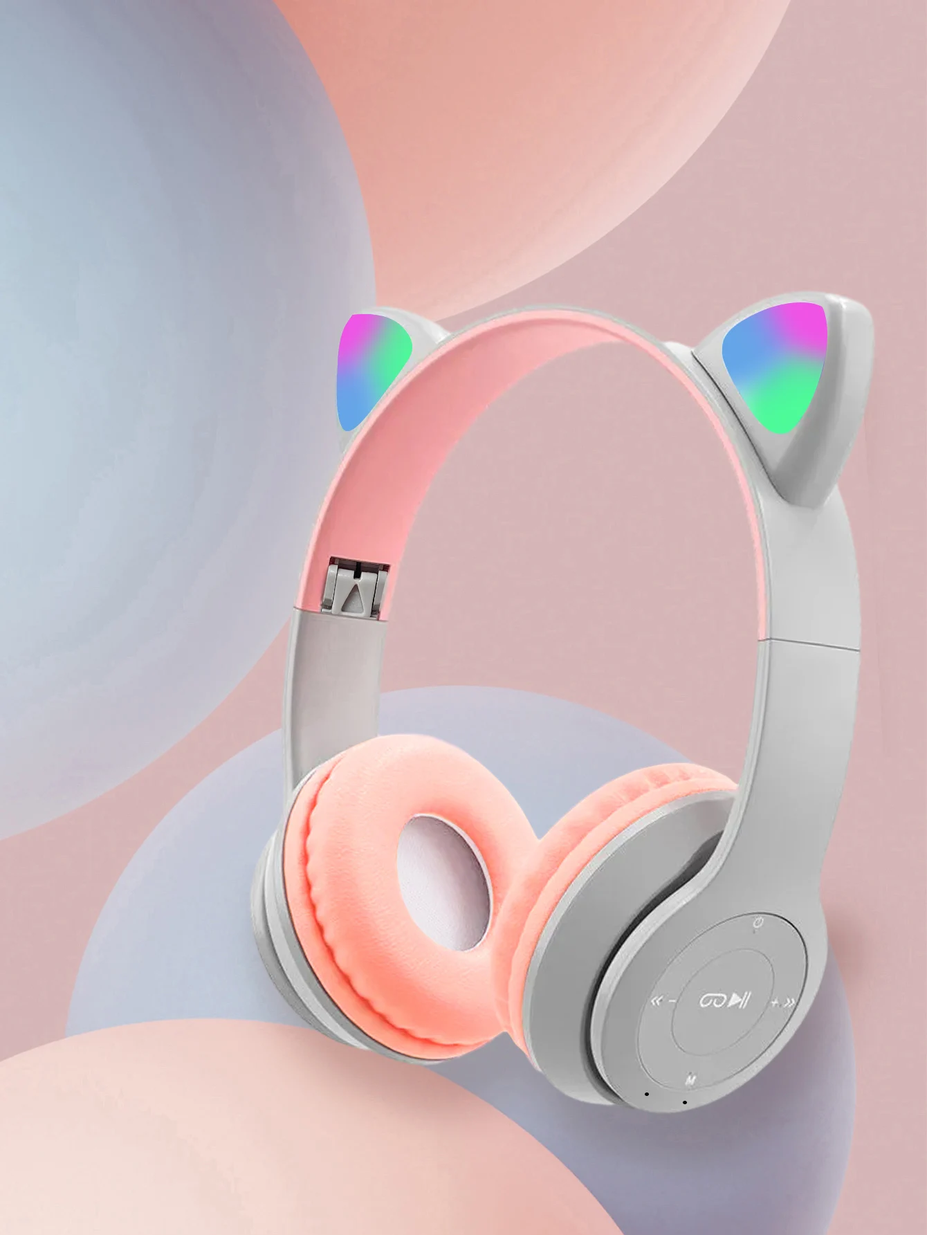P47M – наушники с кошачьими уш – обзор и цена Cat Ear Bluetooth Headset Led