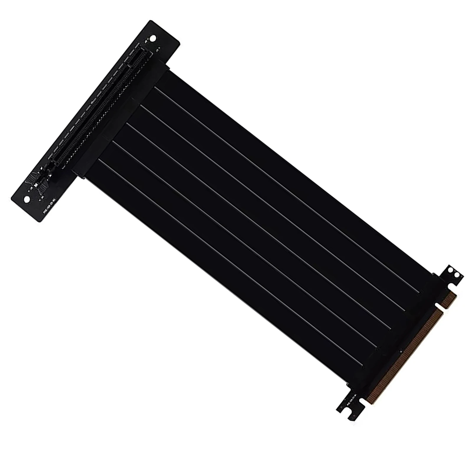 PCIe 3.0 16X kabel ekstensi GPU, kartu grafis 90 derajat PCI Express X16 Riser Card Adapter Extender Pci-e kabel fleksibel